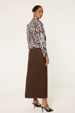 PATTERNED SATIN JACKET