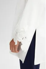 SHIRT WITH LACE DETAILS