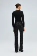 DRAPED SNAP-BUTTON BODYSUIT