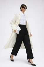 HIGH-WAISTED PLEATED PANTS HIGH-WAISTED PLEATED PANTS