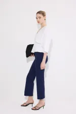 BELİ LASTİKLİ KREP PANTOLON