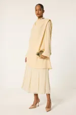 DRAPELİ KREP TUNİK