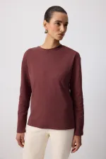 T-shirt à manches longues 100% coton