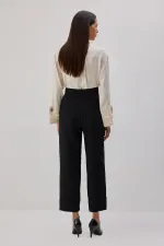 YÜKSEK BEL DUBLE PAÇA PANTOLON