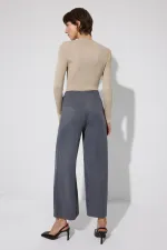 Modal blend flannel ribbed trousers