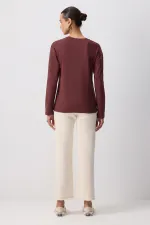 T-shirt à manches longues 100% coton