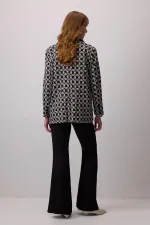 LOCK PATTERN BLAZER JACKET