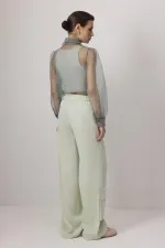 BOL PAÇA SATEN PANTOLON