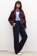 BELİ LASTİKLİ ÖRME PANTOLON