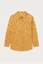 CHEMISE EN COTON À MOTIFS FLORAUX