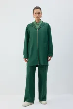 ZIPPED HOODED JACKET ZIPPED HOODED JACKET