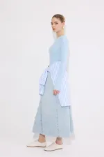 BODY À MANCHES LONGUES ET À MI-CHEVEUX