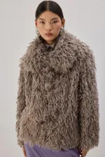 FAUX FUR COAT FAUX FUR COAT