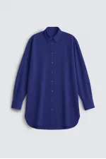 CHEMISE EN CRÊPE SURDIMENSIONNÉE