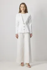 METAL DÜĞMELİ KUPRA CEKET