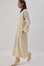 SHIRT COLLAR CREPE VEST SHIRT COLLAR CREPE VEST