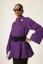 CHEMISE EN POPLINE ASYMÉTRIQUE