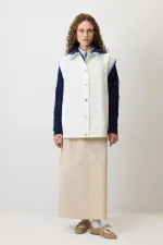 BÜZGÜLÜ GABARDİN YELEK