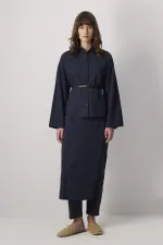 NATURAL TEXTURED SHIRT AND TROUSER SET