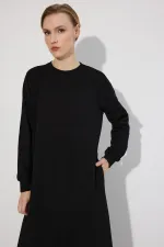 PIECED KNITTED DRESS