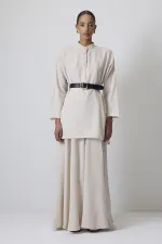 KETEN DOKULU GÖMLEK ETEK TAKIM