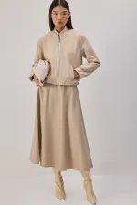 VESTE BOMBER EN CACHEMIRE