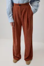 FİTİLLİ KADİFE BOL PAÇA PANTOLON