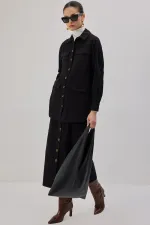 GABARDINE SHIRT WITH CARGO POCKETS GABARDINE SHIRT WITH CARGO POCKETS
