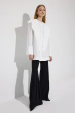 WIDE COLLAR POPLIN SHIRT WIDE COLLAR POPLIN SHIRT