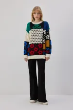 DESENLİ TRİKO KAZAK