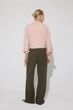 BELİ LASTİKLİ ÖRME PANTOLON