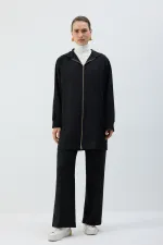 ZIPPED HOODED JACKET