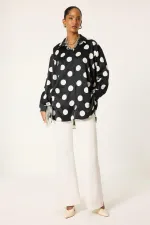 POLKA DOT SATIN SHIRT