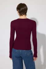 BODY EN VISCOSE À BOUTONS-PRESSION