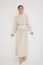 KEMER DETAYLI TUNİK ETEK TAKIM