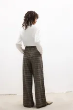 PİLELİ EKOSE PANTOLON