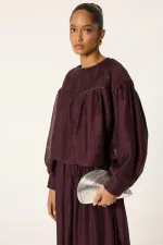 SKIRT SET WITH PIPING DETAIL