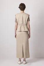 Gathered Detail Vest