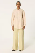 EMBROIDERED LINEN SHIRT EMBROIDERED LINEN SHIRT