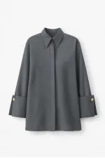 WIDE-CUFFS POPLIN SHIRT WIDE-CUFFS POPLIN SHIRT