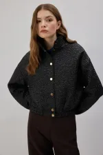 VESTE BOMBER JACQUARD