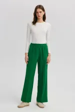 NERVÜRLÜ KREP PANTOLON