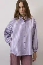 ÇİZGİLİ GABARDİN CEKET