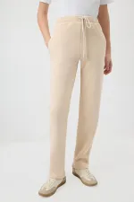 KNITTED PANTS WITH ELASTIC WAISTBAND