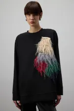 OVERSIZE TÜYLÜ TUNİK