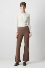 SPANISH-STYLE KNITTED TROUSERS