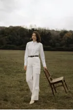 GABARDİN KARGO PANTOLON