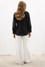 SHIRT WITH BELT DETAIL