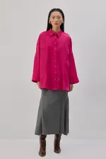 OVERSIZE SATIN SHIRT OVERSIZE SATIN SHIRT