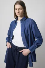 CHEMISE EFFET DENIM